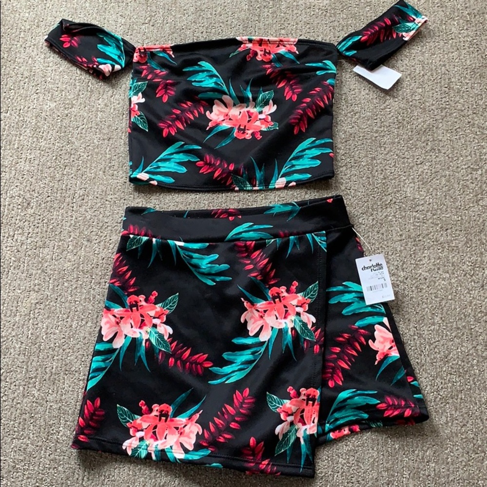 Charlotte Russe Floral 2 piece